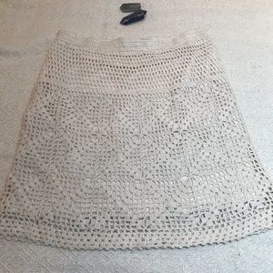 Urban outfitters Staring at stars crochet skirt M